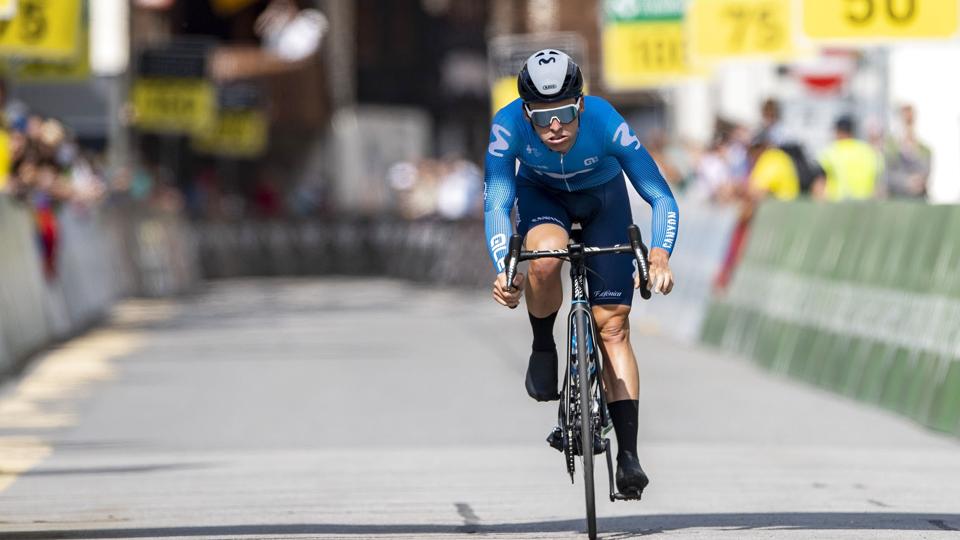 Movistar-rytteren Gonzalo Serrano er blevet udråbt som vinder af Tour of Britain. (Arkivfoto). <i>Urs Flueeler/Ritzau Scanpix</i>