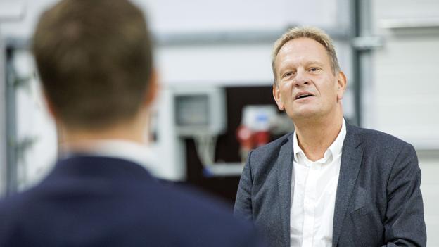 Virksomhederne skal se mulighederne i bæredygtig vækst, siger Lars Erik Jønsson, direktør for Erhvervshus Nordjylland <i>Foto: Bo Lehm</i>