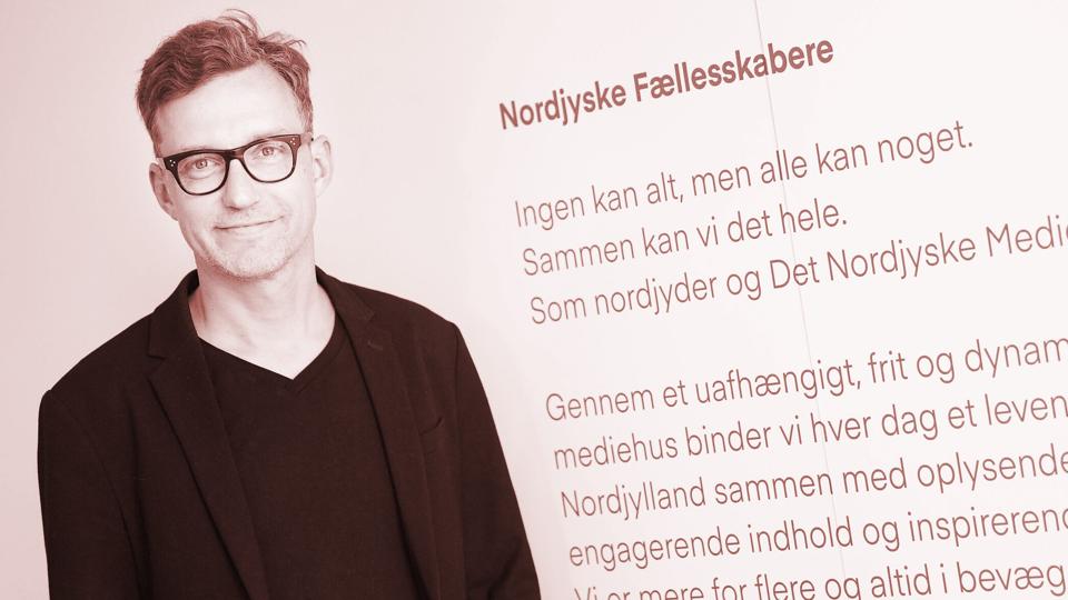 Chefredaktør på Vigeur, Tom Bue. Foto: Claus Søndberg.