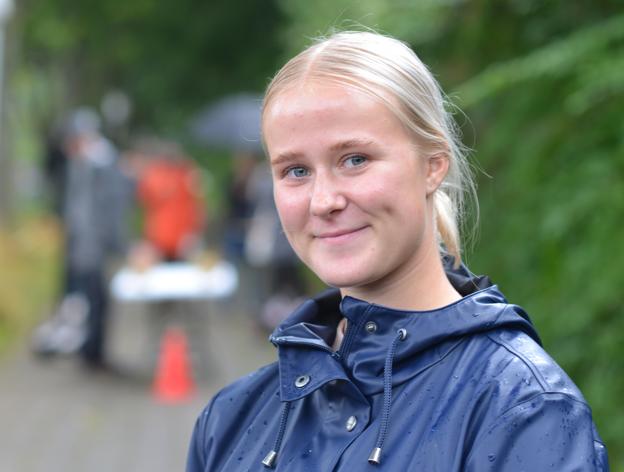 - Det giver nogle gode fælles oplevelser og styrker virkelig fællesskabet, at vi er så mange unge med til aktivitetsdagen, siger Maja Kvist, HF-elev på Mariagerfjord Gymnasium. <i>Foto: Mariagerfjord Kommune</i>