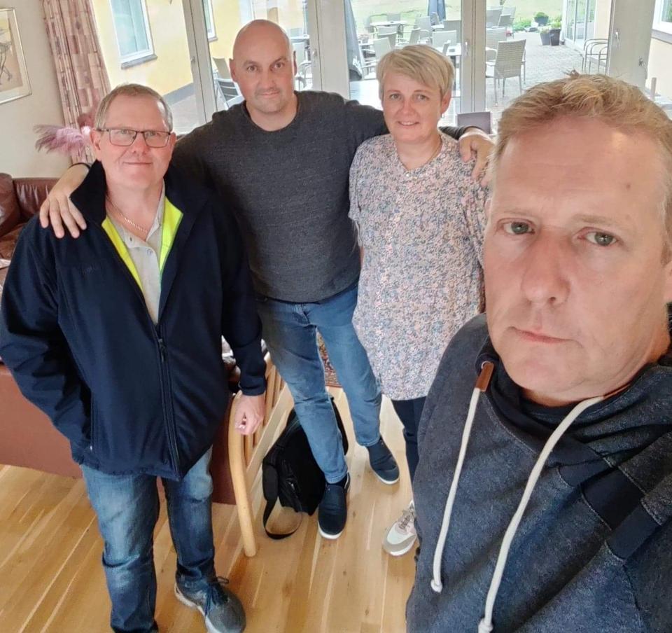 John Bjerg, Jørgen Ravn Christensen, Merete Fuglsang Hansen og Johnny Solberg kan ikke tilslutte sig budgettet for 2023 og har forladt de igangværende forhandlinger. <i>Privatfoto</i>