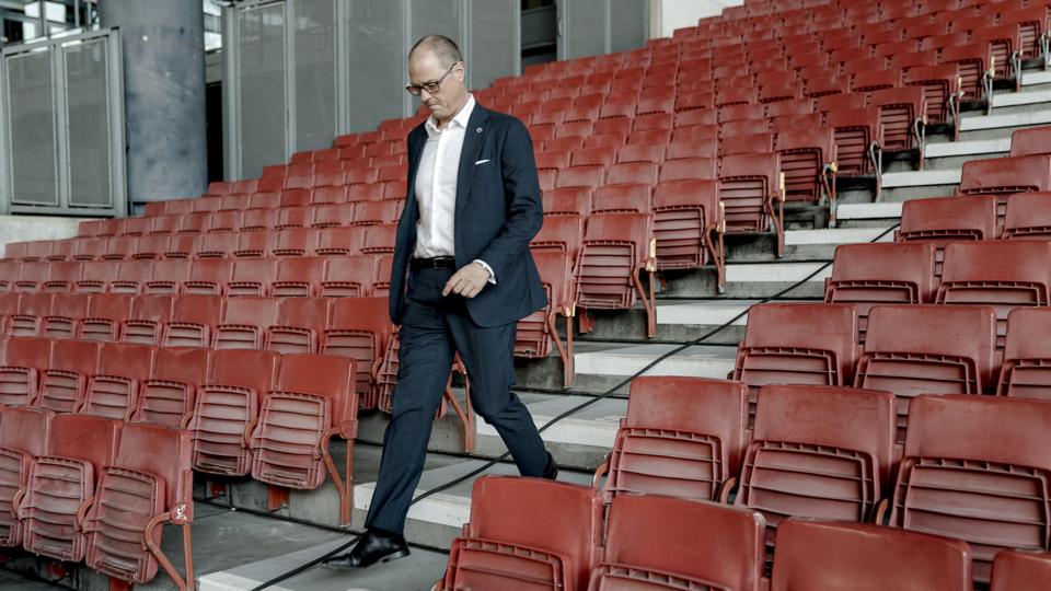 Allan Agerholm foreslår, at klubberne kan bruge ansigtsgenkendelse til at udelukke karantæneramte hooligans. (Arkivfoto). <i>Mathias Eis/Ritzau Scanpix</i>