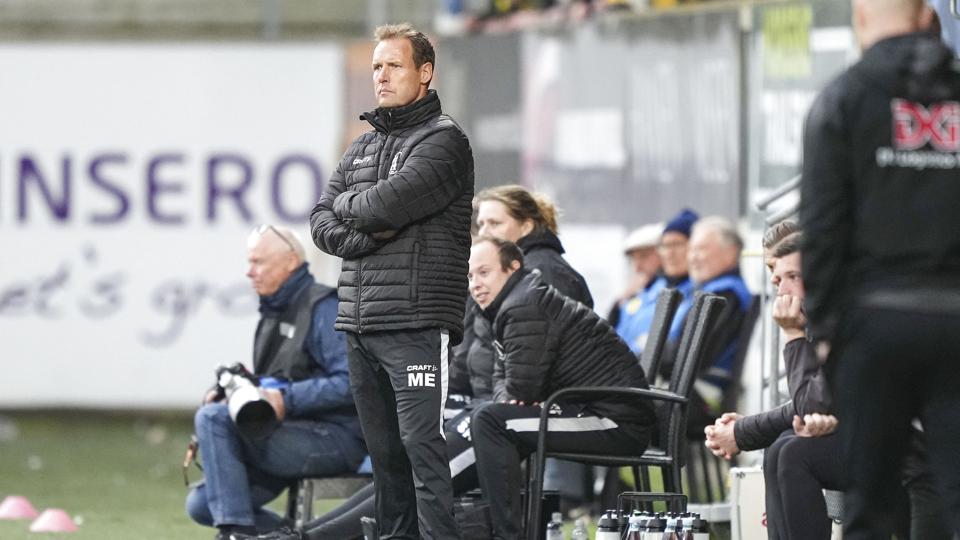Morten Eskesens Helsingør-mandskab ligner atter en outsider til oprykningspladserne i 1. division. <i>Claus Fisker/Ritzau Scanpix</i>