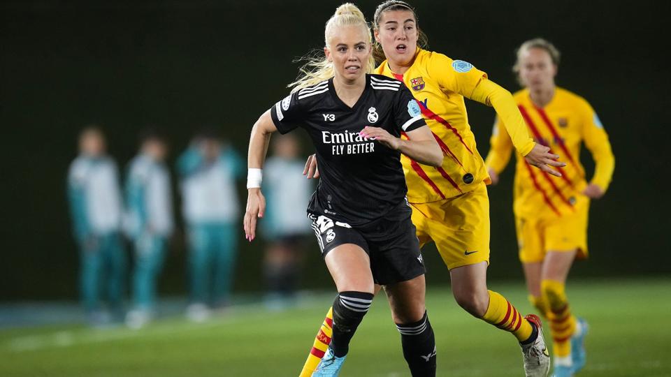 Sofie Svava og holdkammeraterne kom ikke i kamp lørdag på grund af strejke. (Arkivfoto). <i>Manu Fernandez/Ritzau Scanpix</i>