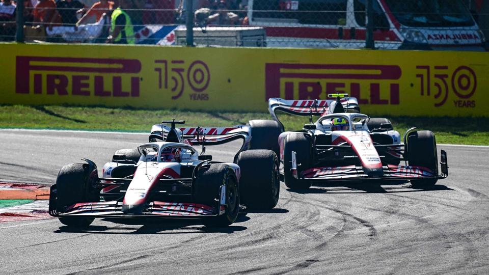 Kevin Magnussen blev overhalet og distanceret af holdkammeraten, Mick Schumacher, i Monza. <i>Andrej Isakovic/Ritzau Scanpix</i>