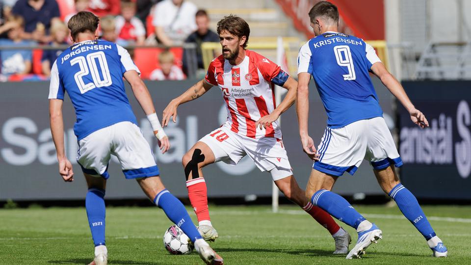Lucas Andersen har på bundlinjen blot bidraget med én assist i denne superligasæson. <i>Arkivfoto: Henrik Bo</i>