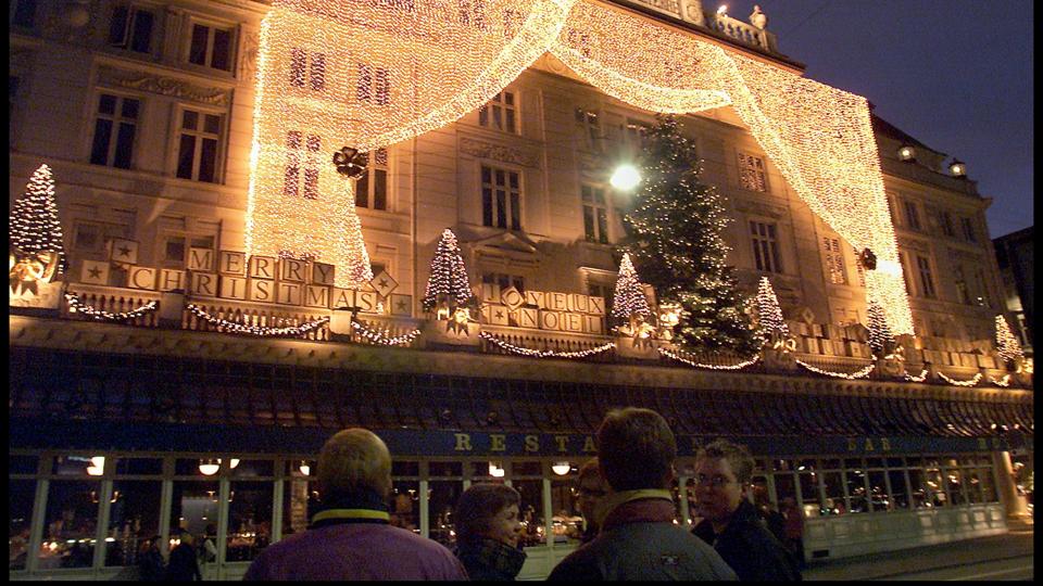 Hotel d'Angleterres julebelysning har eksisteret siden 1995. (Arkivfoto). <i>Bent Midstrup/Ritzau Scanpix</i>