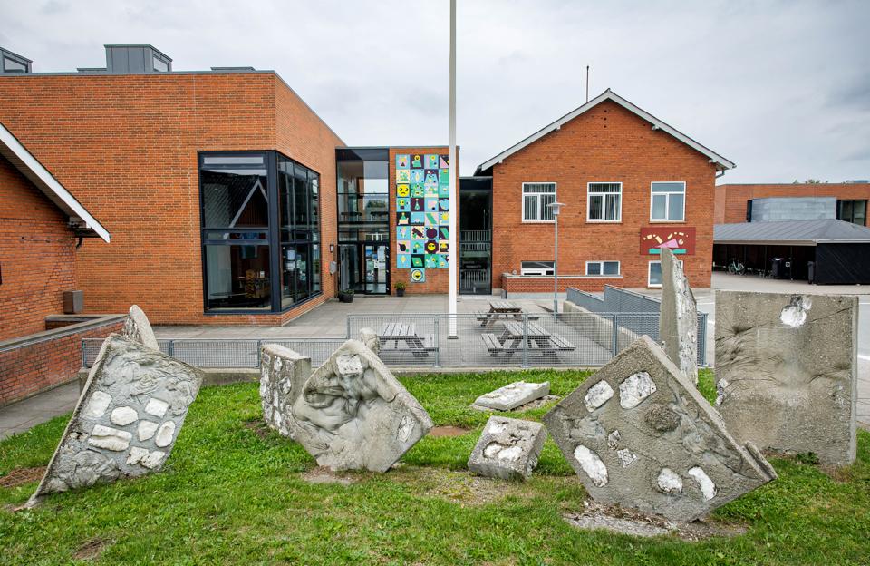 Skolen i Østerild er en af de mindste i Thisted Kommune. Den er dog en del af Hannæs-Østerild Skole med tre matrikler. <i>Foto: Bo Lehm</i>