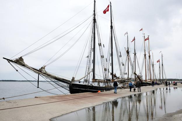 Der er 68 gamle træskibe med i årets udgave af Limfjorden Rundt. <i>Foto: Henrik Bo</i>