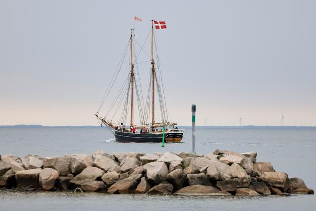 Det blæser op - så kursen blev sat mod Thisted for mange skibes vedkommende. <i>Foto: Henrik Bo</i>
