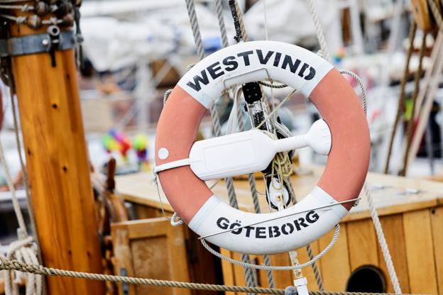 Der er blandt andet træskibe fra Norge og Sverige med. <i>Foto: Henrik Bo</i>