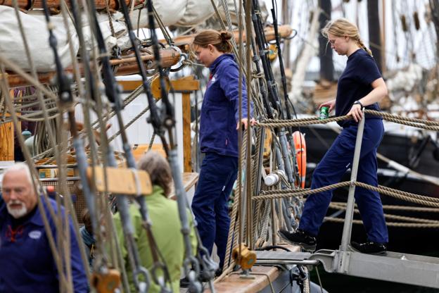 Ægte sømandsstemning ... <i>Foto: Henrik Bo</i>