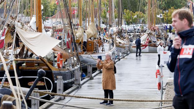De smukke træskibe var som altid et tilløbsstykke. <i>Foto: Bo Lehm</i>