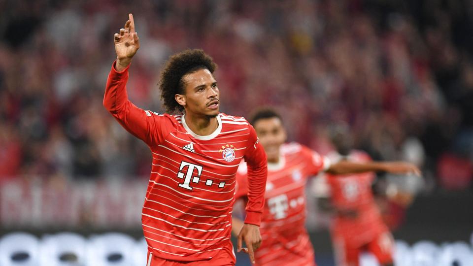 Leroy Sané scorede til 2-0 i Bayern Münchens sejr over FC Barcelona. <i>Andreas Gebert/Reuters</i>