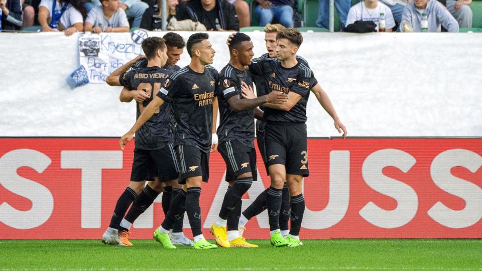 Arsenal må vente til 20. oktober på at komme til at møde PSV Eindhoven i den udsatte kamp. (Arkivfoto). <i>Urs Bucher/Ritzau Scanpix</i>