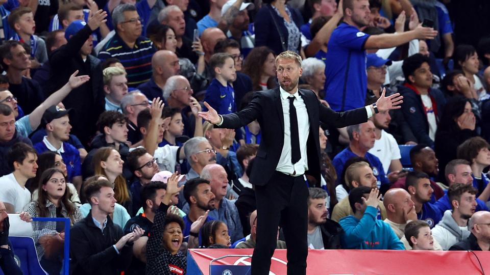 Graham Potter er ny mand på Chelseas sidelinje. <i>David Klein/Reuters</i>