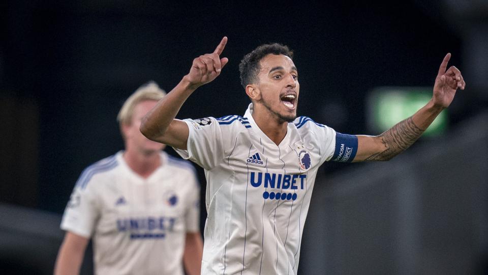 Carlos Zeca blev kåret som kampens spiller, da FCK mødte Sevilla. <i>Liselotte Sabroe/Ritzau Scanpix</i>