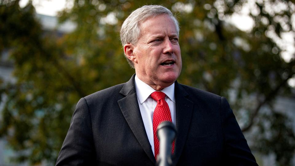Mark Meadows er nu angiveligt den højest rangerede embedsmand under daværende præsident Donald Trump, som har reageret på en stævning i den føderale undersøgelse af stormløbet 6. januar sidste år. (Arkivfoto). <i>Alexander Drago/Reuters</i>