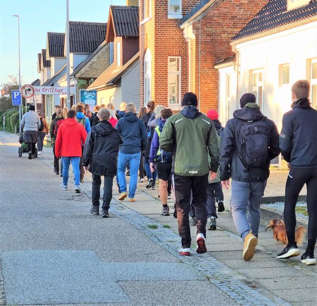 Lørdag 24. september går March mod Ensomhed fra Frederikshavn til Hjørring. Søndag 25. september går marchen videre fra Hjørring til Brønderslev. <i>Privatfoto</i>