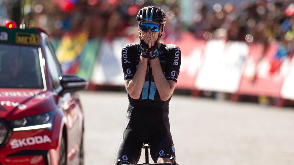 Thymen Arensman fejrede årets - og karrierens - anden sejr i Vueltaen, hvor han vandt 15. etape. I de kommende to år får Ineos glæde af hans evner. <i>Jorge Guerrero/Ritzau Scanpix</i>