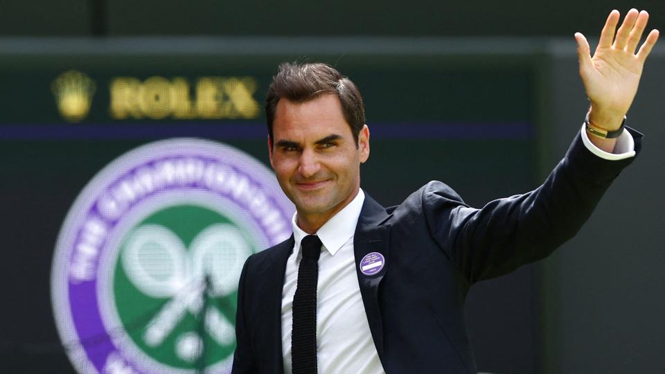 Roger Federers enorme karriere tæller blandt andet otte titler i herresingle ved Wimbledon. <i>Adrian Dennis/Ritzau Scanpix</i>