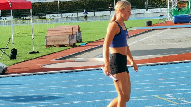 Ellen Olesen begyndte at dyrke atletik i klubben i Hjørring som ni-årig - nu er hun aktiv i Aalborg for at forbedre sig yderligere. <i>Privatfoto.</i>