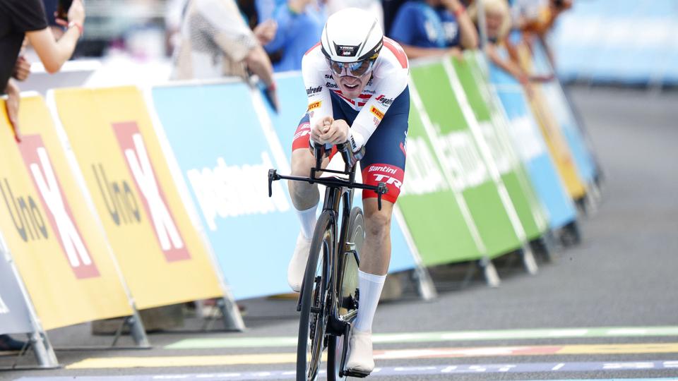 Mattias Skjelmose blev nummer to på enkelstarten i PostNord Danmark Rundt i august. <i>Bo Amstrup/Ritzau Scanpix</i>