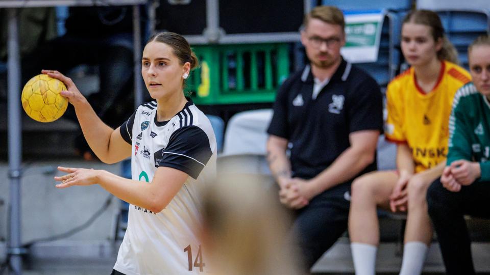 Andrea Jacobsen blev topscorer og matchvinder i Holstebro. <i>Arkivfoto: Martin Damgård</i>
