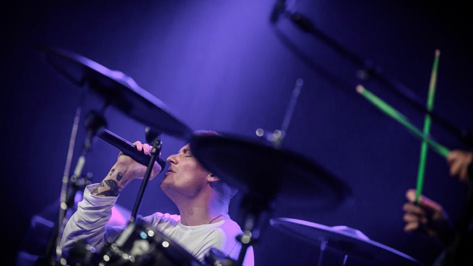 Fredag aften gav L.I.G.A. koncert i Europahallen i AKKC i Aalborg. <i>Foto: Martin Damgård</i>