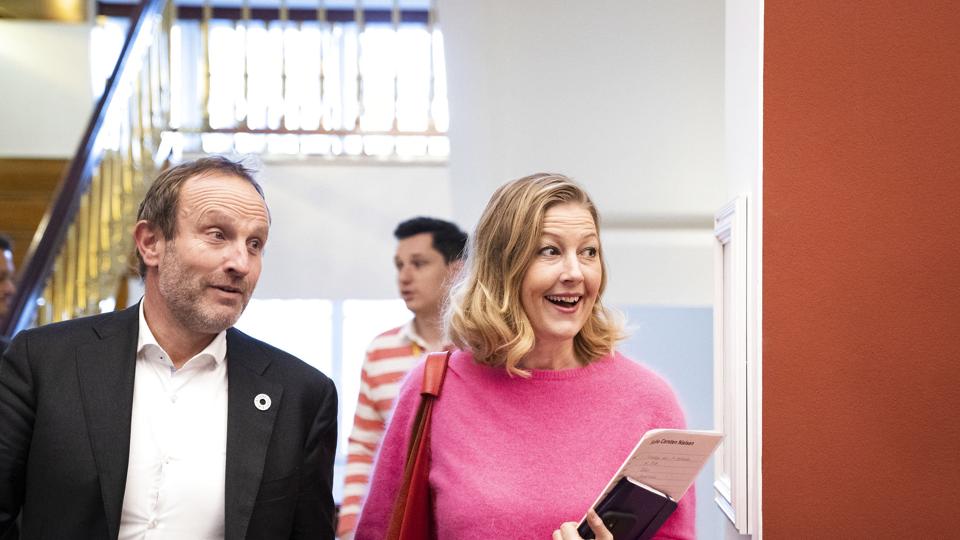 De Radikales politiske leder, Sofie Carsten Nielsen, og næstformand Martin Lidegaard fortæller i et interview med Politiken, at der skal skrues op for ambitionerne i klimaloven. (Arkivfoto). <i>Ida Marie Odgaard/Ritzau Scanpix</i>
