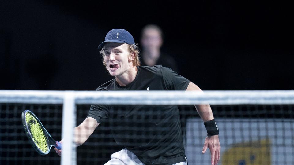 Johannes Ingildsen vandt 6-4, 6-4 over unge Cesar Cruz. (Arkivfoto). <i>Liselotte Sabroe/Ritzau Scanpix</i>