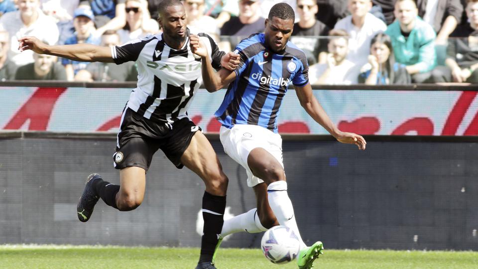 Udinese slog Inter på to mål i de sidste minutter. <i>Andrea Bressanutti/Ritzau Scanpix</i>