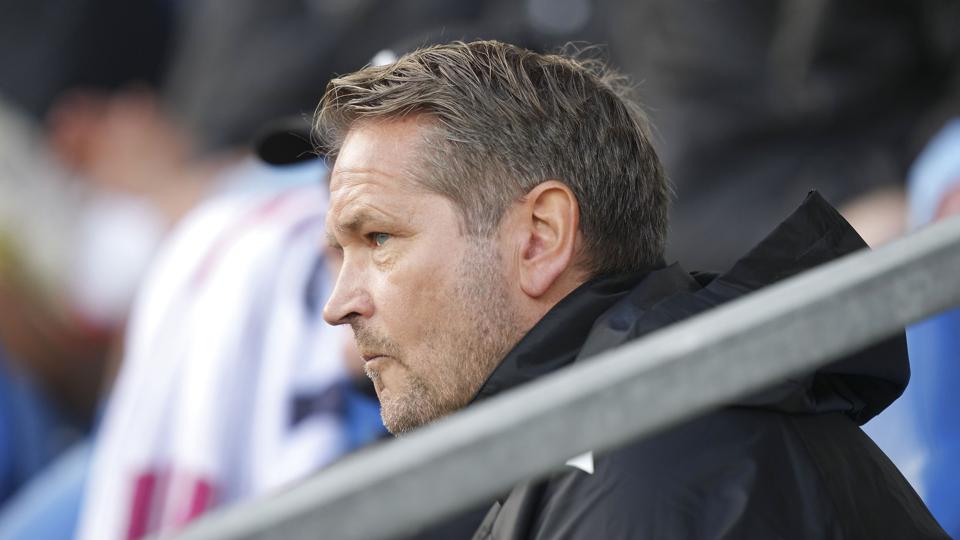 Thomas Thomasberg har ført Randers op på Superligaens førsteplads. <i>Claus Fisker/Ritzau Scanpix</i>