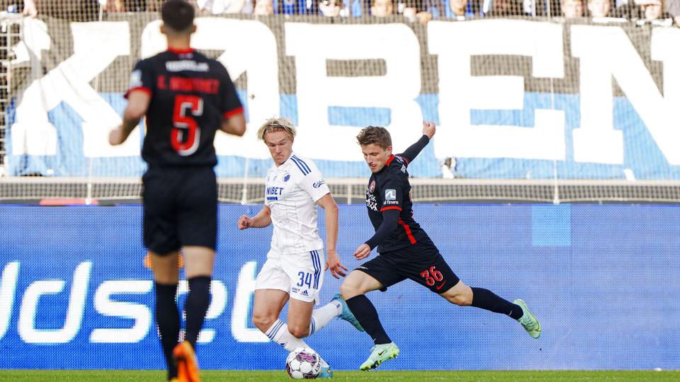 Anders Dreyer scorede det ene af målene, da FC Midtjylland slog FC København med 2-1. <i>Bo Amstrup / Ritzau Scanpix/Ritzau Scanpix</i>