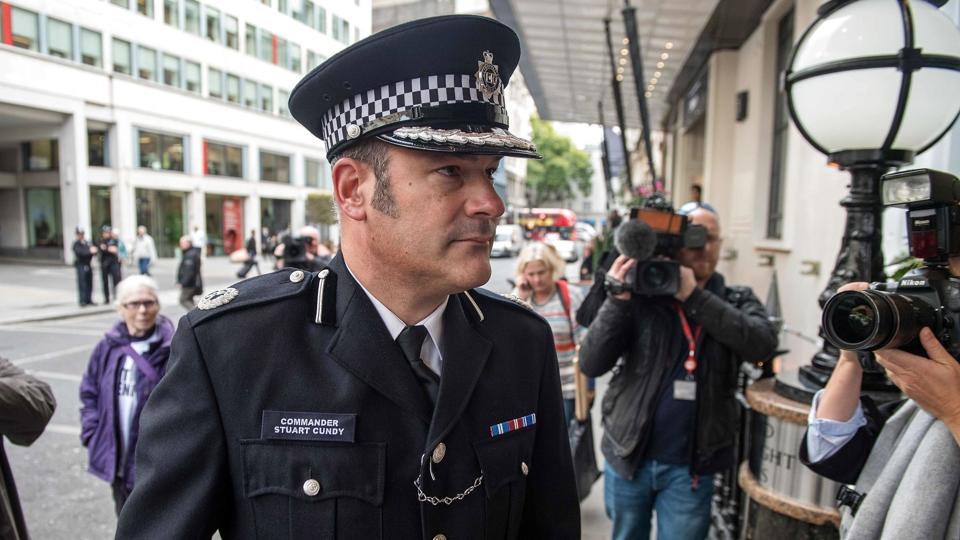 Ifølge Stuart Cundy (billedet), der er vicepolitikommissær for Metropolitan Police, forbereder politiet sig på alle tænkelige scenarier, herunder terrorangreb og protester. (Arkivfoto) <i>Chris J Ratcliffe/Ritzau Scanpix</i>