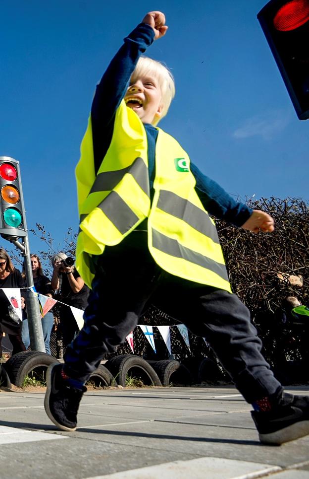 Hele tre skoler i Thy modtager på tirsdag GF Fondens nationale trafikpris for deres indsats for trafiksikkerhed i børnehøjde. Arkivfoto: Søren E. Alwan/GF Fonden