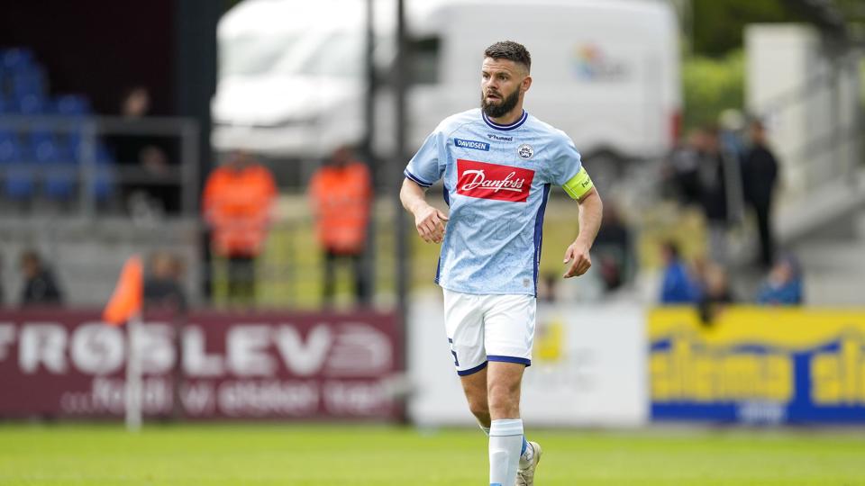 Anfører Marc Dal Hende og resten af Sønderjyske-mandskabet vandt mandag aften hjemme over Vendsyssel FF i den næstbedste danske fodboldrække. (Arkivfoto). <i>Frank Cilius/Ritzau Scanpix</i>
