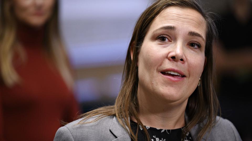 Social- og ældreminister Astrid Krag (S) ønsker med et nyt forslag at tage et opgør med for meget papirarbejde i ældreplejen. (Arkivfoto). <i>Philip Davali/Ritzau Scanpix</i>