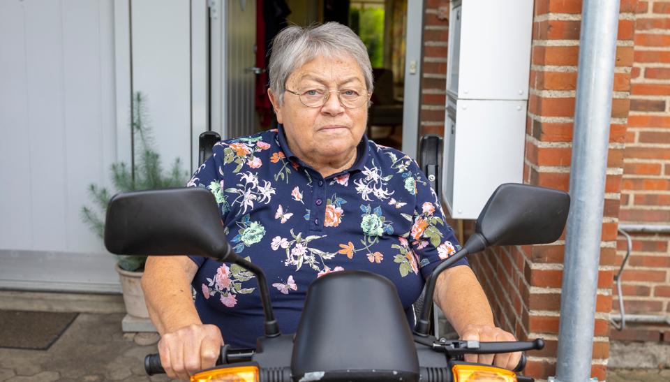 Nu får Brittha Bøgh Thomsen kun gjort rent hver tredje uge. <i>Foto: Kim Dahl Hansen</i>
