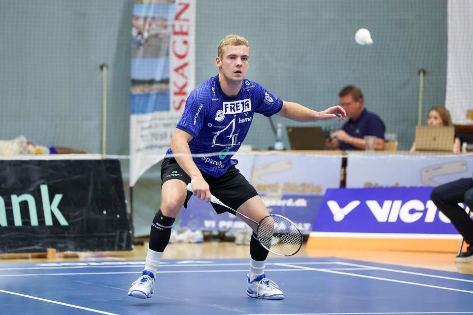 Victor Svendsen sejre først i herresingle og efterfølgende også i herredouble sammen med Robin Tabeling. <i>Arkivfoto: Bente Poder</i>