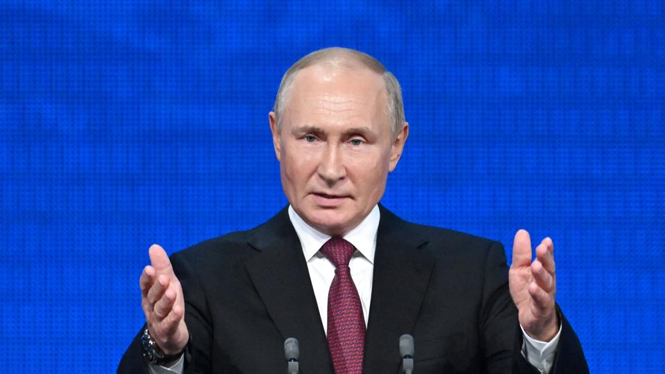 Den russiske præsident, Vladimir Putin, taler sjældent til nationen. Det forventes, at han taler onsdag morgen, men der er usikkerhed om tidspunktet. (Arkivfoto). <i>Sputnik/Reuters</i>
