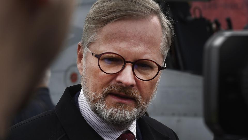 Den tjekkiske regering er ledet af premierminister Petr Fiala og var hårdt presset af befolkningen, som ønskede indgreb mod stigende energipriser. (Arkivfoto). <i>Jaroslav Ozana/Ritzau Scanpix</i>