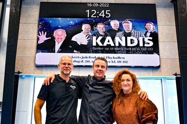 Thyhallen og Hotel Havbadet i Vorupør er gået sammen om "Årets julefest" i Thyhallen 26. november for private og virksomheder. <i>Foto: Ole Iversen</i>