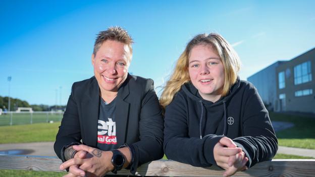 Hanna Wennerwald fra Projekt Hjem hjalp Sandra meget, da hun stod i en rigtig svær situation. <i>Foto: Bente Poder</i>