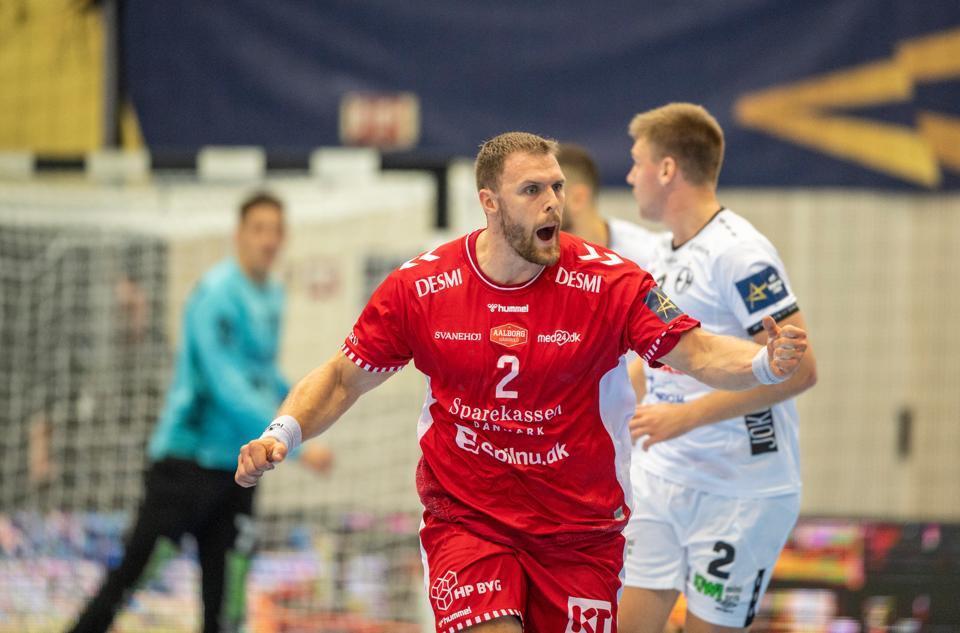 Benjamin Jakobsen og holdkammeraterne kunne juble over endnu en sejr i Champions League. <i>Foto: Annika Byrde/NTB/Ritzau Scanpix</i>