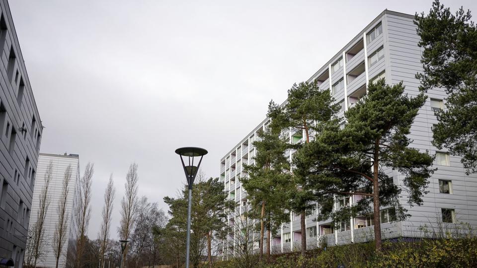 Boligområdet Nøjsomhed i Helsingør var havnet på ghettoliste, og boligselskabet opsagde derfor 96 lejemål, så man kunne rive syv opgange ned og på den måde ændre sammensætningen af beboere og komme af listen igen. (Arkivfoto). <i>Liselotte Sabroe/Ritzau Scanpix</i>