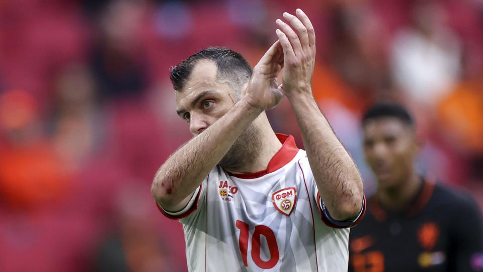 Goran Pandev har valgt at stoppe fodboldkarrieren. <i>Kenzo Tribouillard/Ritzau Scanpix</i>