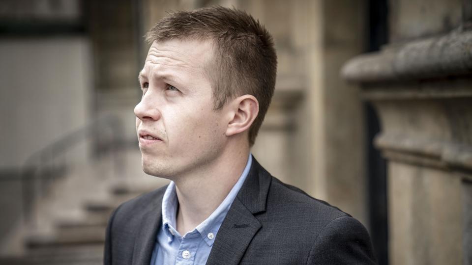 Minkavler Martin Korsbæk inden møde i miljøministeriet, fredag den 23. september 2022. Fra nytår bliver det igen lovligt, dog med restriktioner, at avle mink i Danmark. (Foto: Mads Claus Rasmussen/Ritzau Scanpix) <i>Mads Claus Rasmussen/Ritzau Scanpix</i>