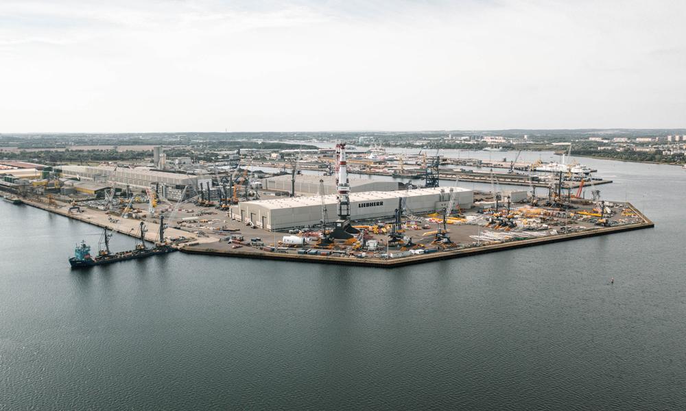 Havnen i Rostock fungerer effektivt som en af Liebherrs centrale maritime produktionssteder forbundet med globale vandskibsruter. Havnen i Rostock fungerer effektivt som en af Liebherrs centrale maritime produktionssteder forbundet med globale vandskibsruter.