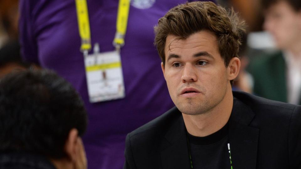 Magnus Carlsen har endnu ikke udtalt sig om sin bemærkelsesværdige opførsel de seneste uger. <i>Arun Sankar/Ritzau Scanpix</i>